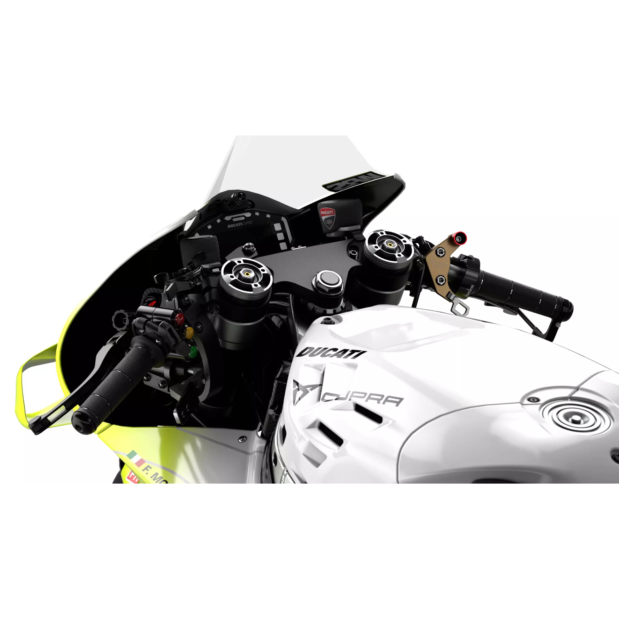 MotoGP Ducati Desmosedici GP - Game-Ready 3D Model - View 22