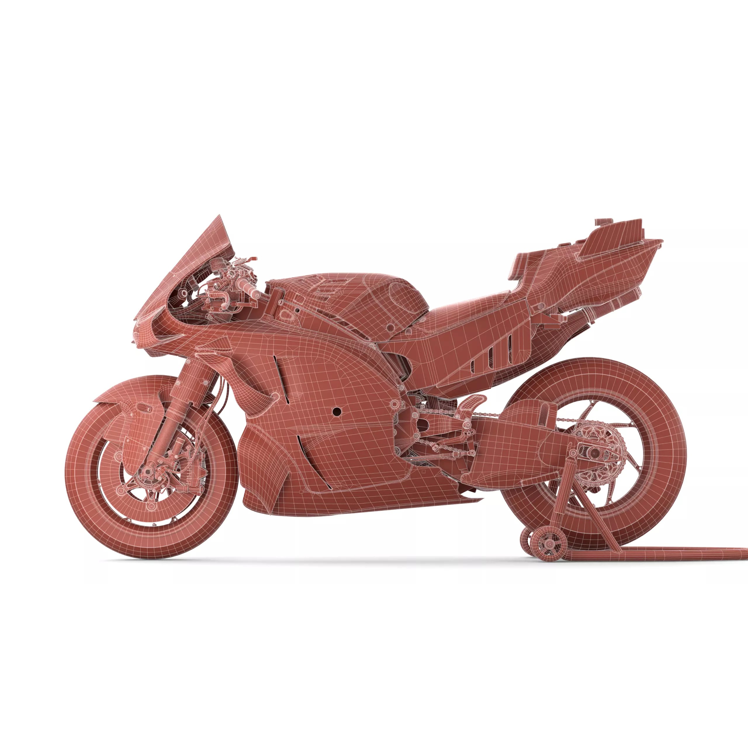 MotoGP Ducati Desmosedici GP - Game-Ready 3D Model - View 27