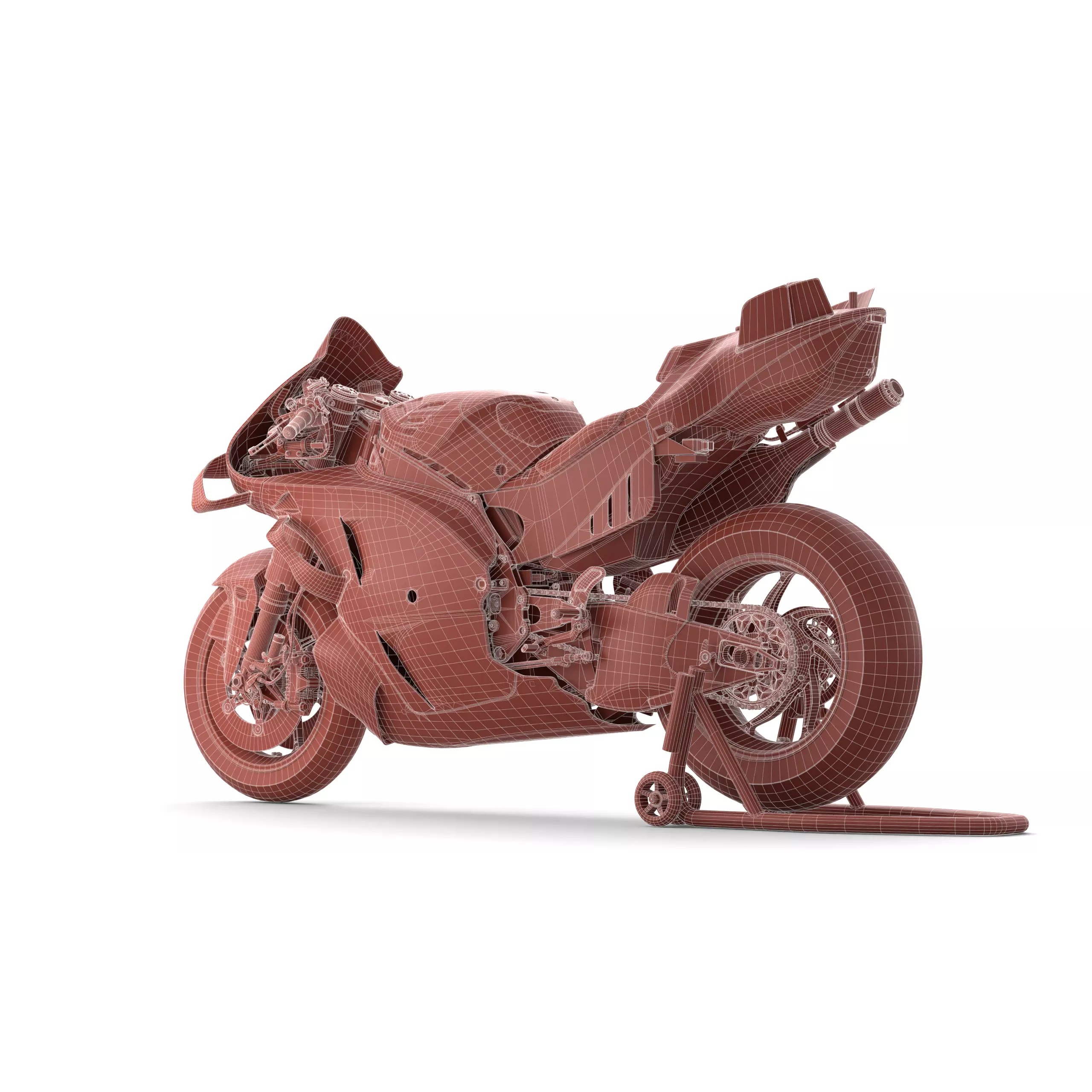 MotoGP Ducati Desmosedici GP - Game-Ready 3D Model - View 29