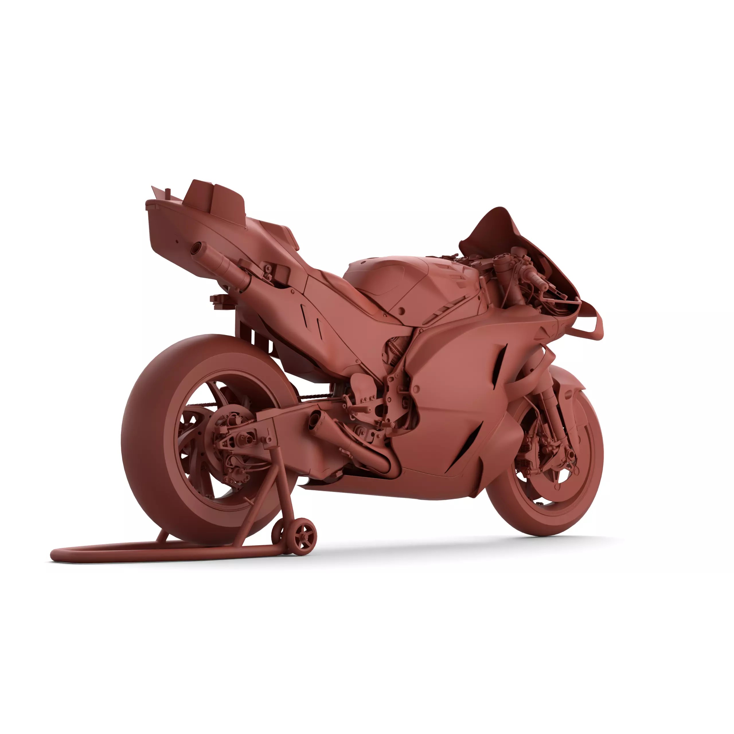 MotoGP Ducati Desmosedici GP - Game-Ready 3D Model - View 30