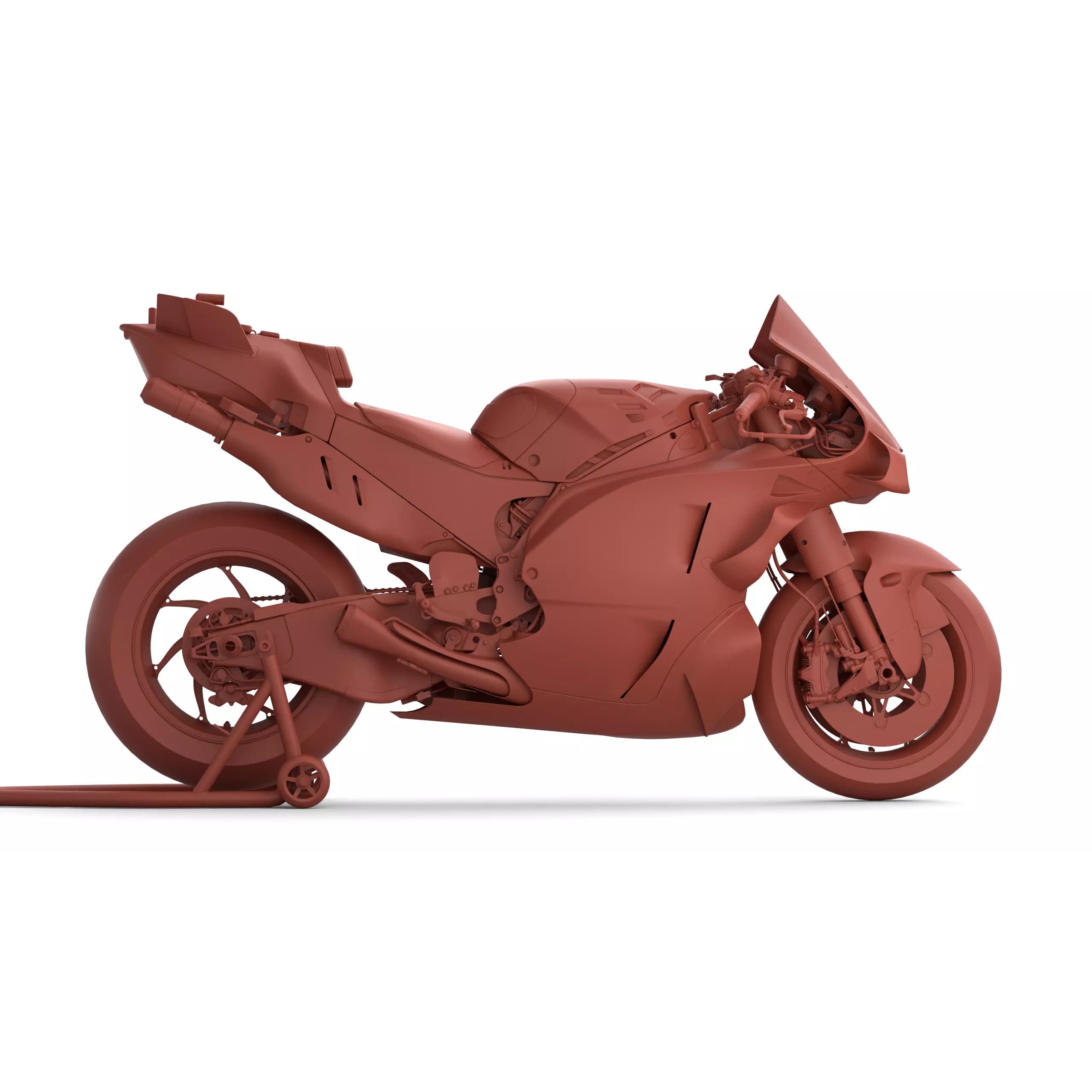 MotoGP Ducati Desmosedici GP - Game-Ready 3D Model - View 32