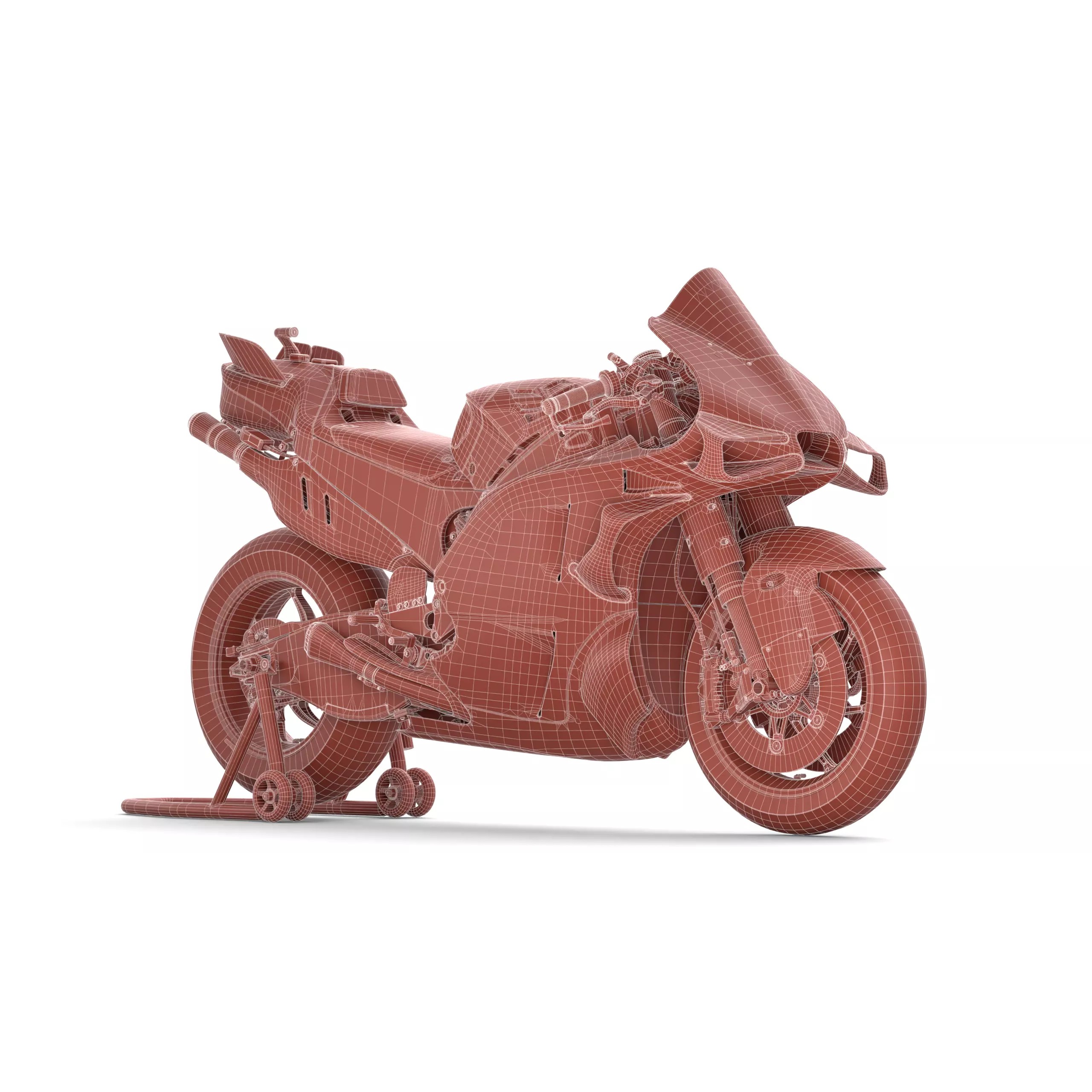 MotoGP Ducati Desmosedici GP - Game-Ready 3D Model - View 35