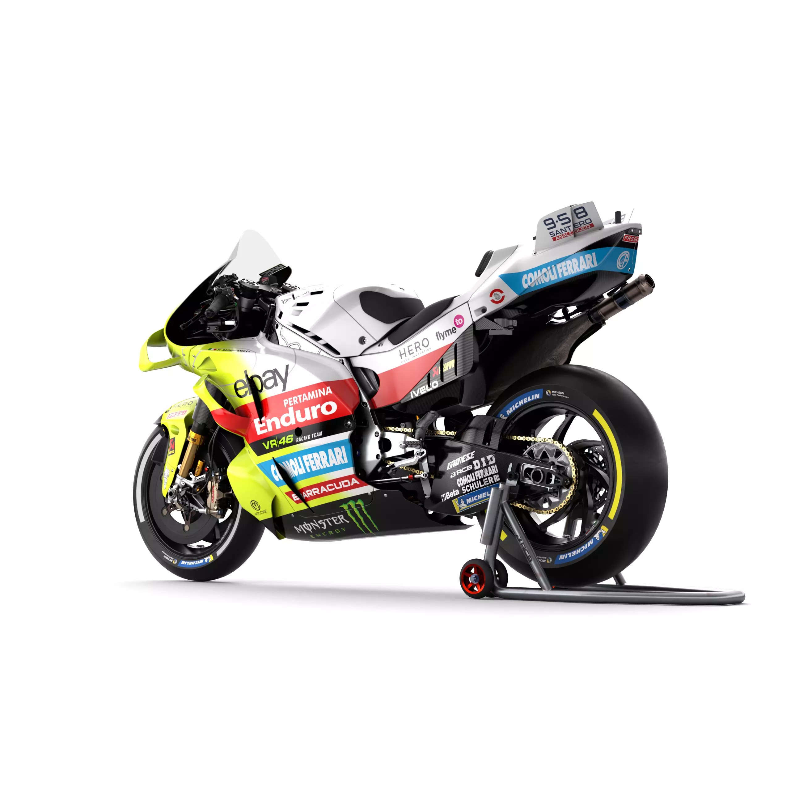 MotoGP Ducati Desmosedici GP - Game-Ready 3D Model - View 4