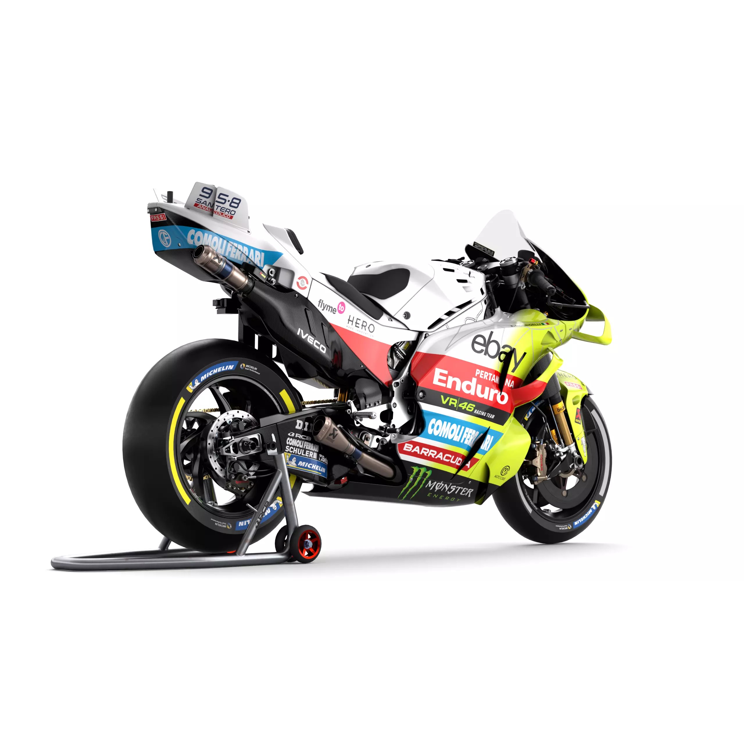 MotoGP Ducati Desmosedici GP - Game-Ready 3D Model - View 6