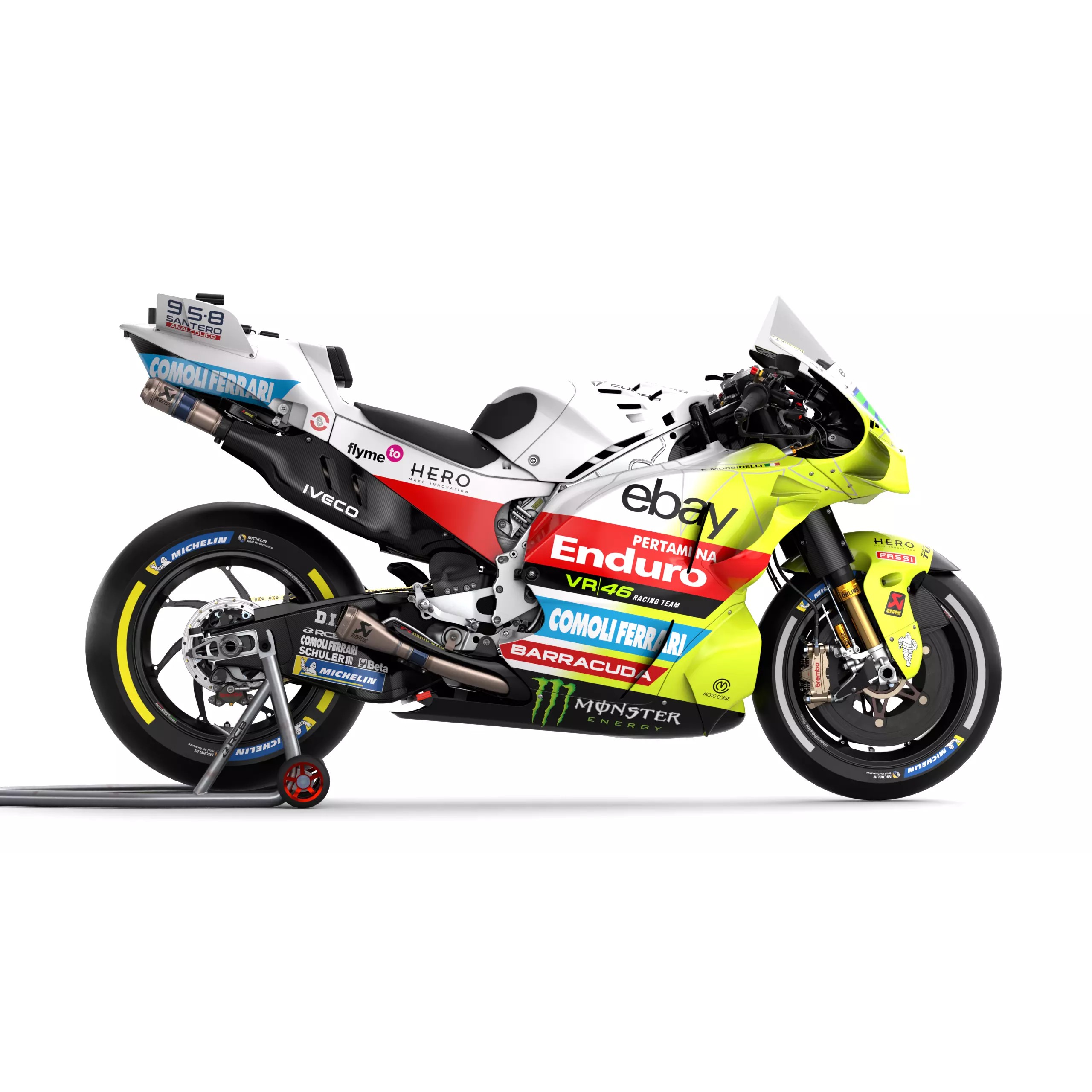 MotoGP Ducati Desmosedici GP - Game-Ready 3D Model - View 7
