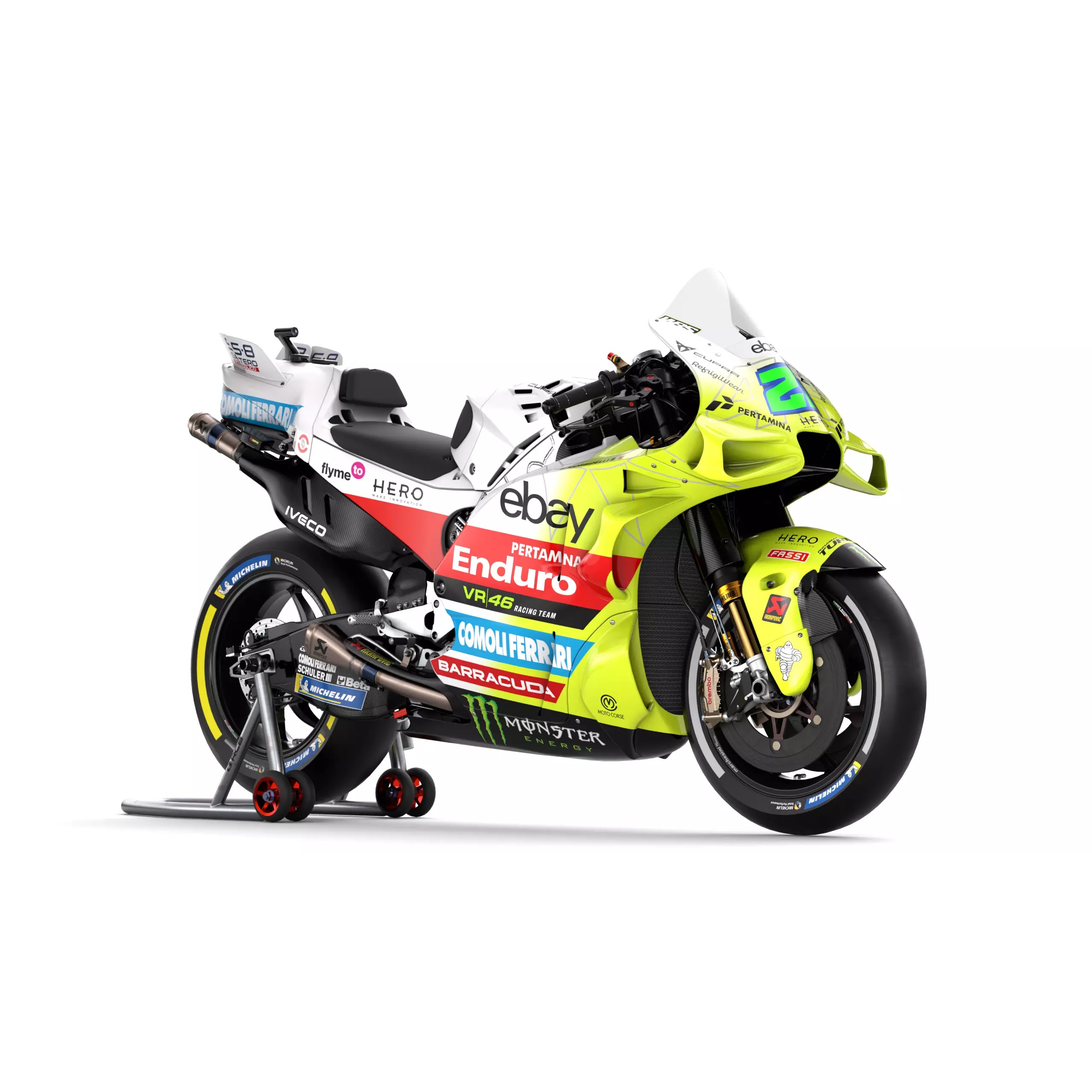 MotoGP Ducati Desmosedici GP - Game-Ready 3D Model - View 8