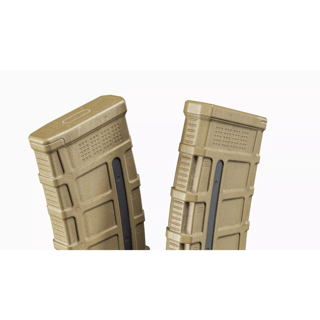Magpul PMAG 30-Round Magazine 3D Model – Low Poly Game Asset, FBX - View 13
