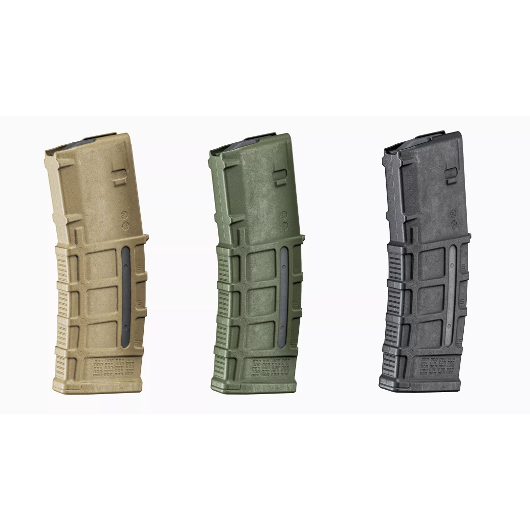 Magpul PMAG 30-Round Magazine 3D Model – Low Poly Game Asset, FBX - View 17