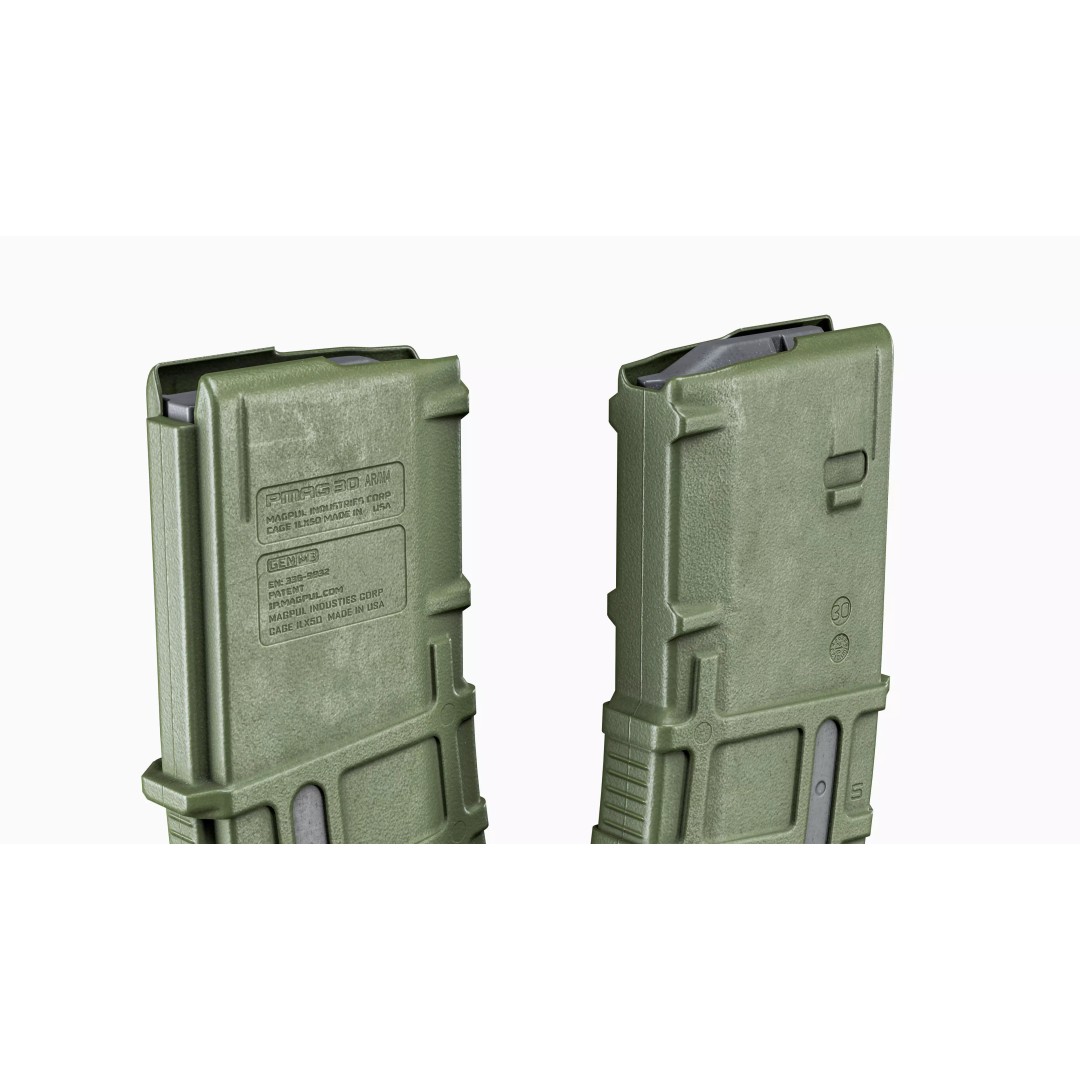 Magpul PMAG 30-Round Magazine 3D Model – Low Poly Game Asset, FBX - View 7