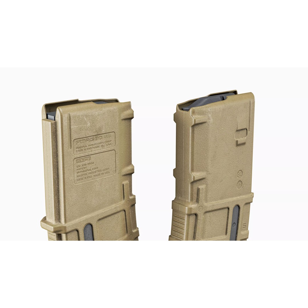 Magpul PMAG 30-Round Magazine 3D Model – Low Poly Game Asset, FBX - View 8