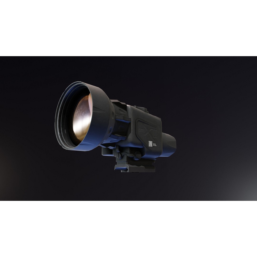 Thermal Weapon Sight 3D Model – Low Poly PBR Attachment, FBX - View 4