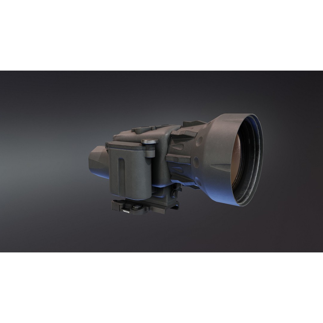 Thermal Weapon Sight 3D Model – Low Poly PBR Attachment, FBX - View 5