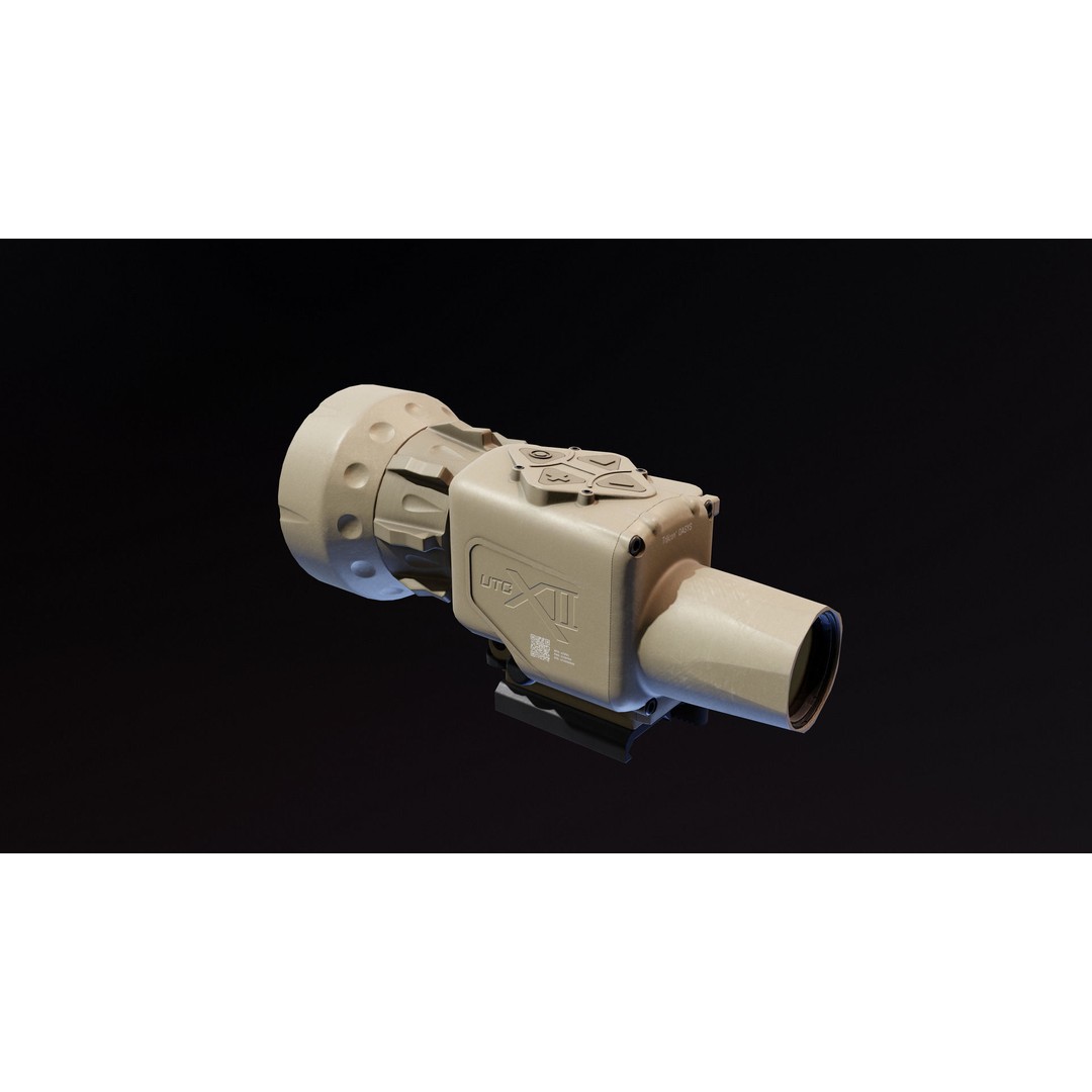 Thermal Weapon Sight 3D Model – Low Poly PBR Attachment, FBX - View 7