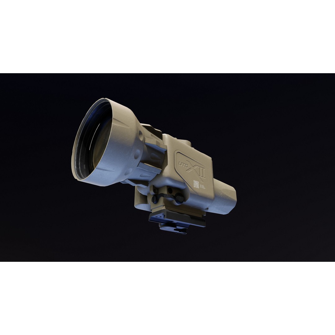 Thermal Weapon Sight 3D Model – Low Poly PBR Attachment, FBX - View 8