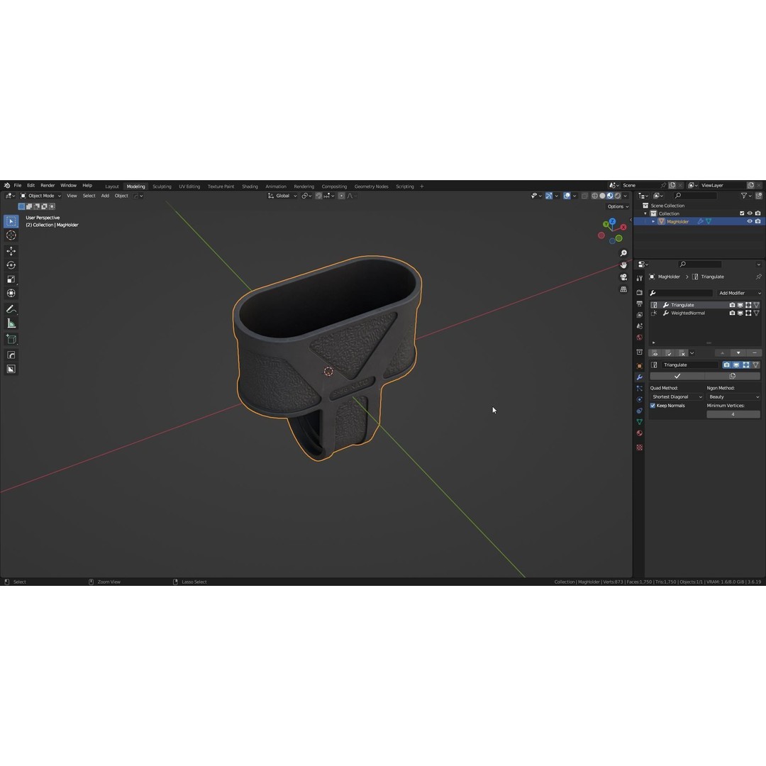 MAGPUL Fast Mag Extractor 3D Model – Low Poly Game Asset, FBX