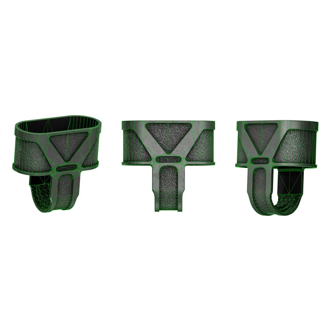 MAGPUL Fast Mag Extractor 3D Model – Low Poly Game Asset, FBX - View 8