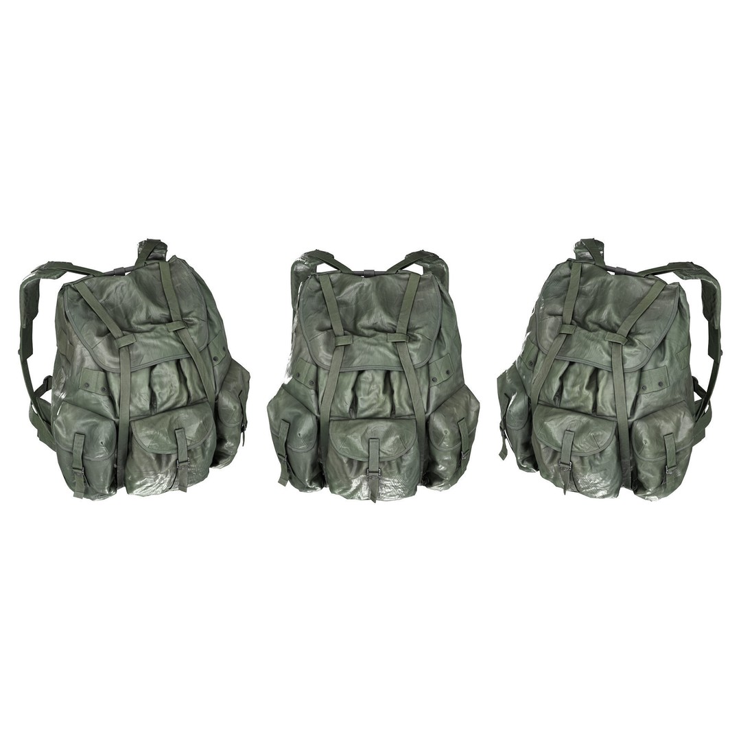 ALICE Pack 3D Model – Low Poly Game Ready Rucksack, FBX, OBJ - View 4
