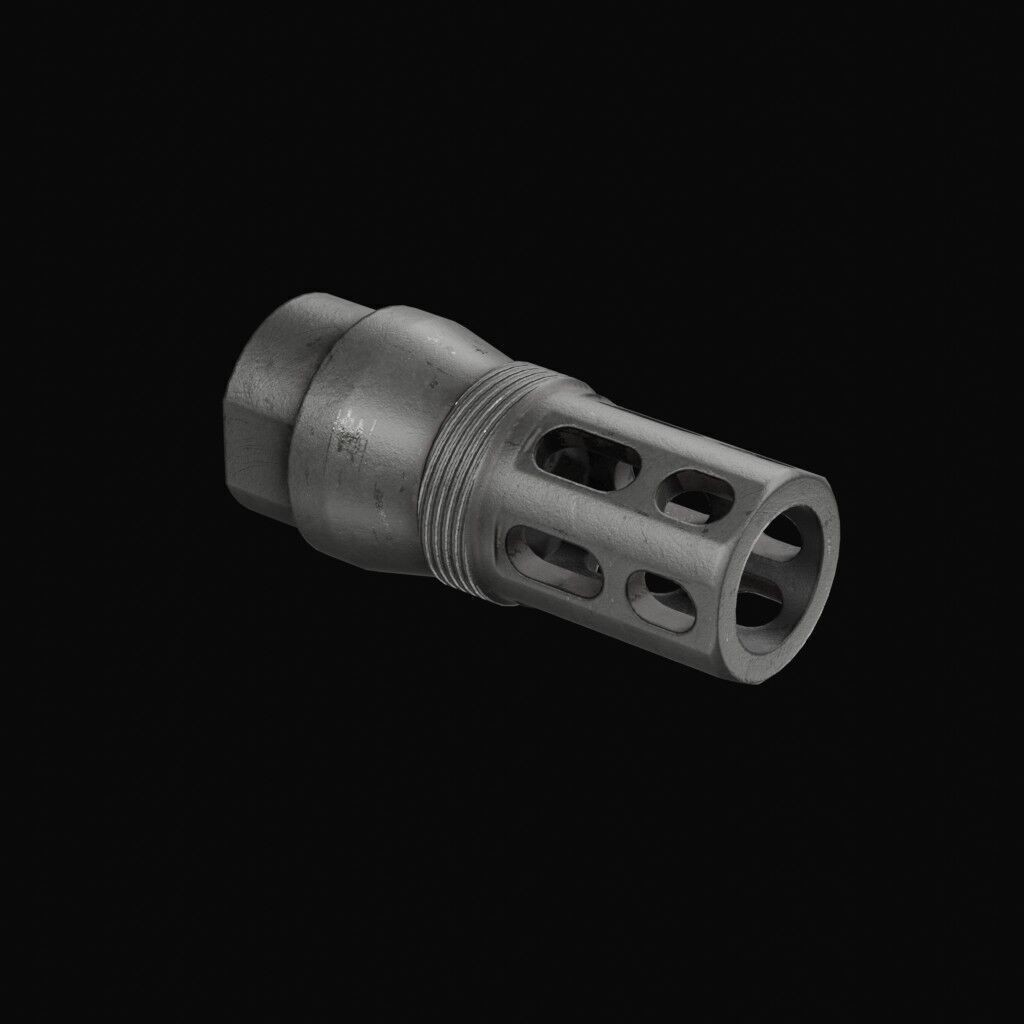 Thunder Beast Ultra 50 Suppressor 3D Model – Low Poly PBR Game Asset, FBX - View 13