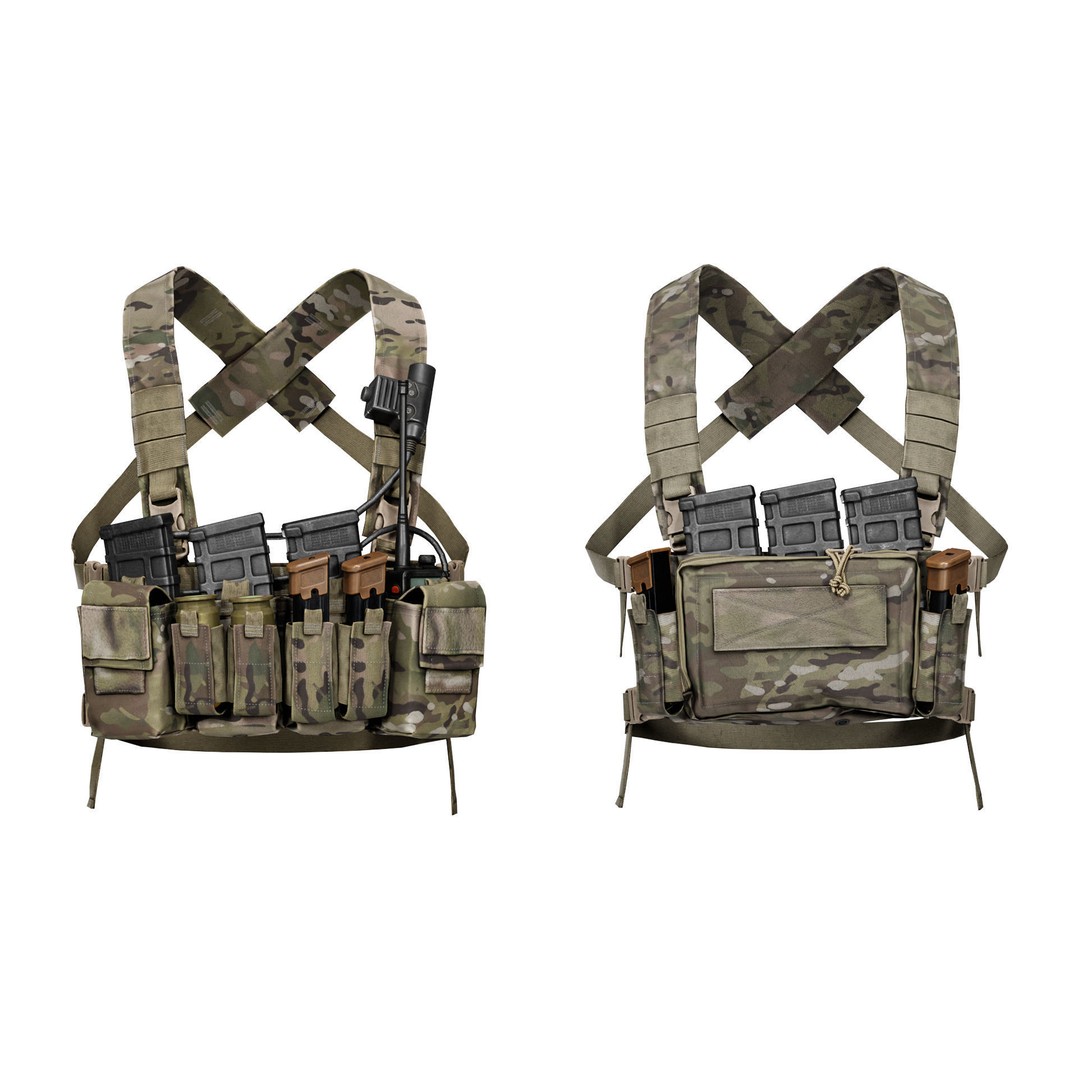 Haley Strategic D3CRXM Chest Rig 3D Model – Low Poly Game Asset, FBX, OBJ - View 7