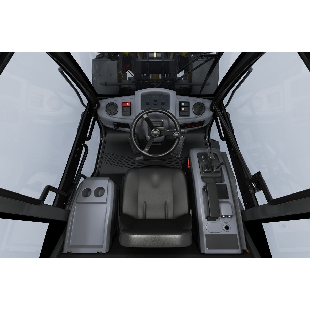 Komatsu WA70-7 Wheel Loader - Detailed 3D Model - View 19