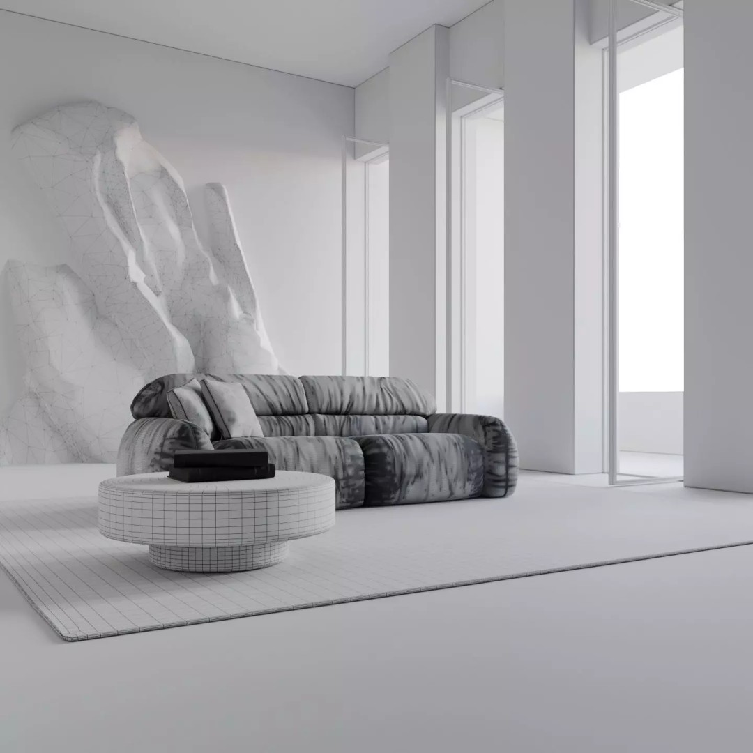 Virtual Location 008 3D Model – High-End Cinema 4D Interior Scene - View 11