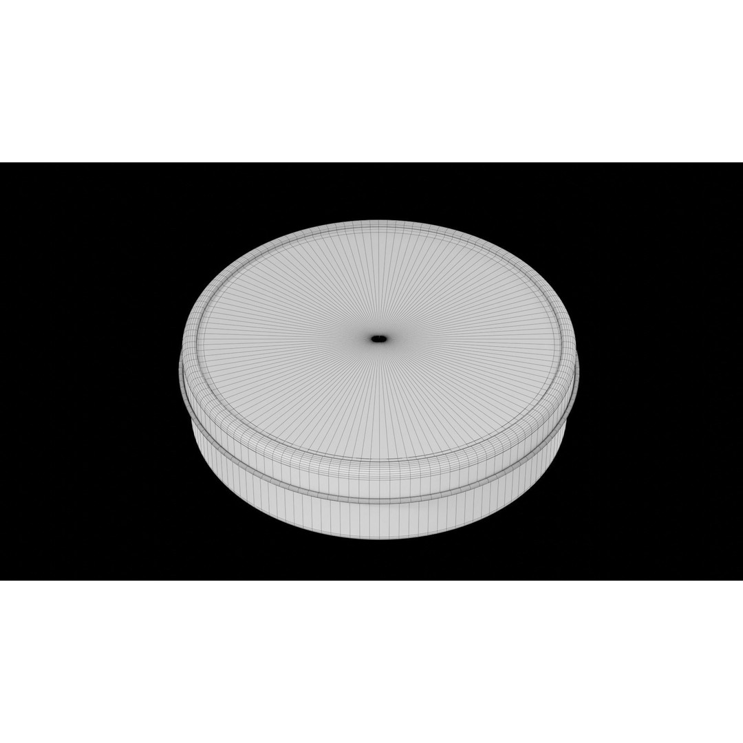 Round Aluminum Tin Cans 3D Model – PBR Textured, FBX, Game Asset - View 6