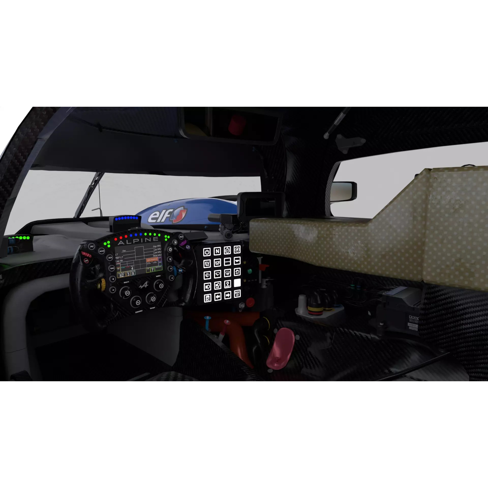 Alpine A424 LMDh 2025 WEC - Game-Ready 3D Model