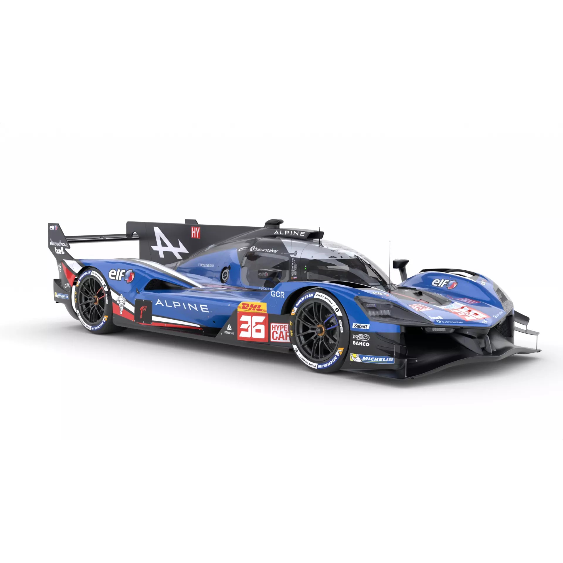 Alpine A424 LMDh 2025 WEC - Game-Ready 3D Model - View 13