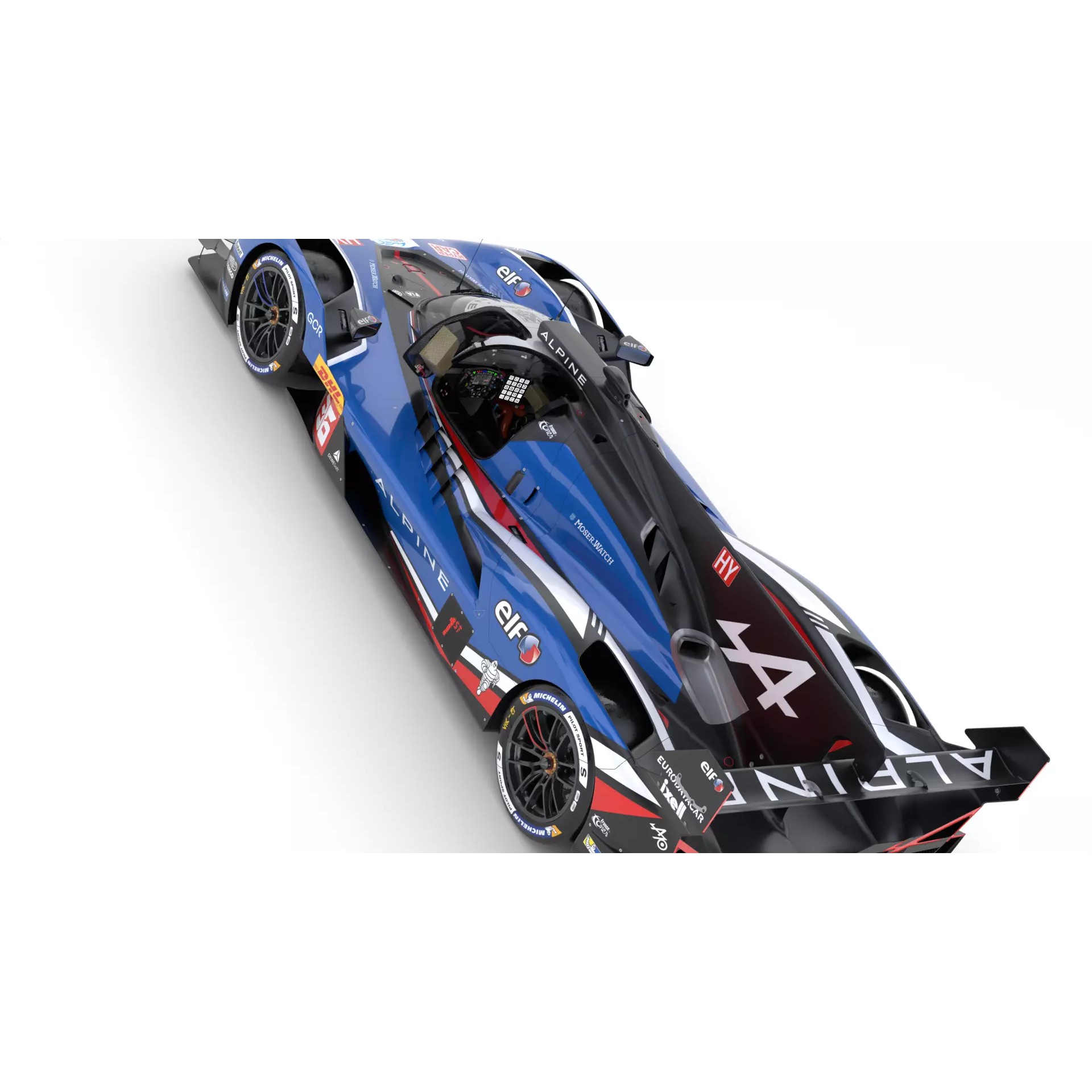 Alpine A424 LMDh 2025 WEC - Game-Ready 3D Model - View 17