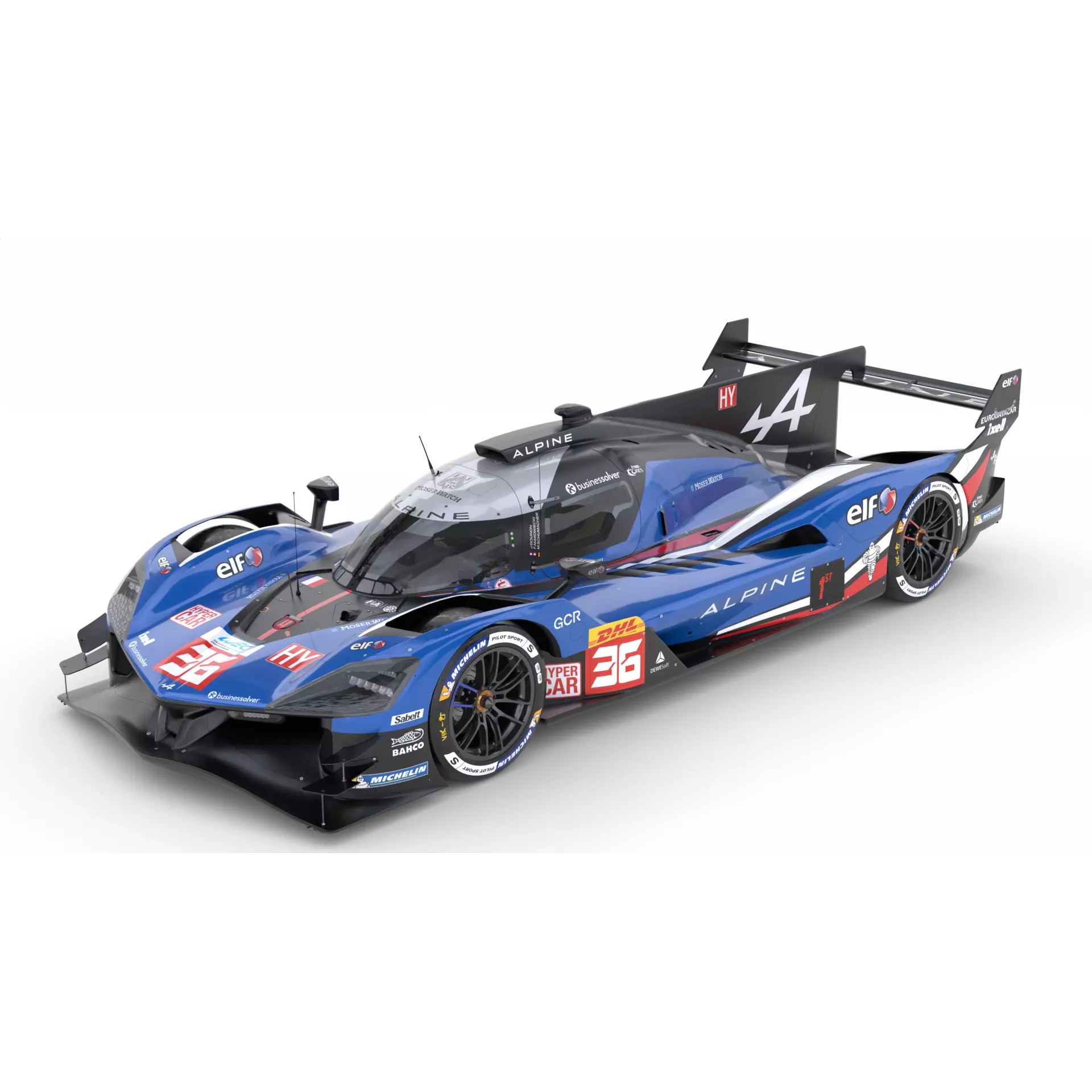 Alpine A424 LMDh 2025 WEC - Game-Ready 3D Model - View 2