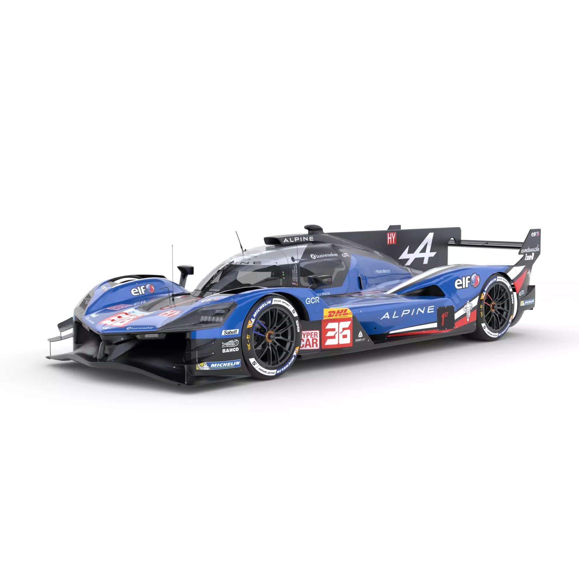 Alpine A424 LMDh 2025 WEC - Game-Ready 3D Model - View 4