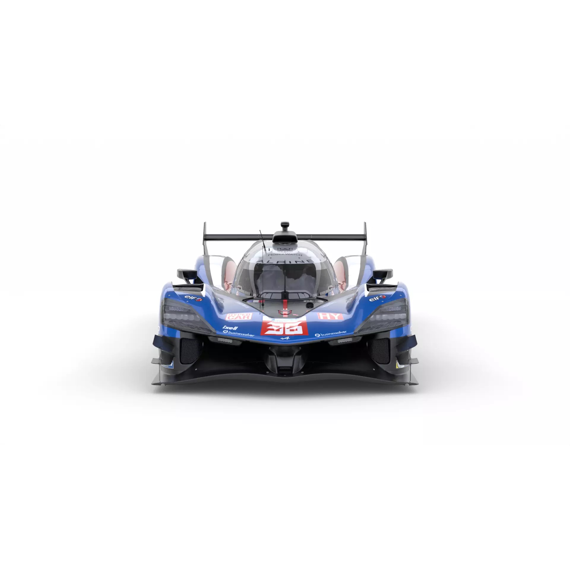 Alpine A424 LMDh 2025 WEC - Game-Ready 3D Model - View 6