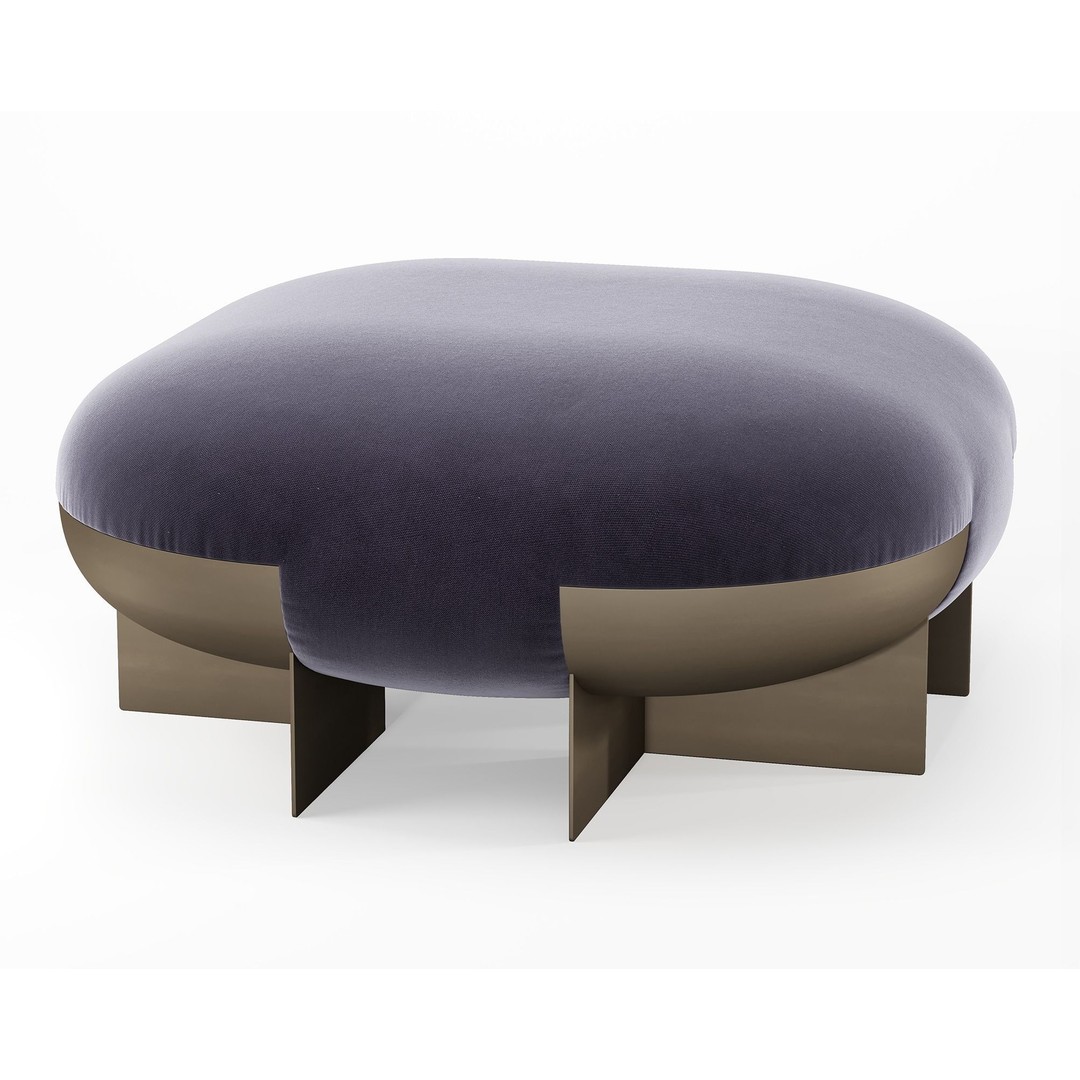 ORI Pouffe 3D Model – Elegant Furniture Design, FBX, Game-Ready - View 10