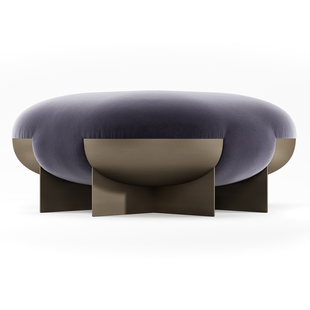 ORI Pouffe 3D Model – Elegant Furniture Design, FBX, Game-Ready - View 6