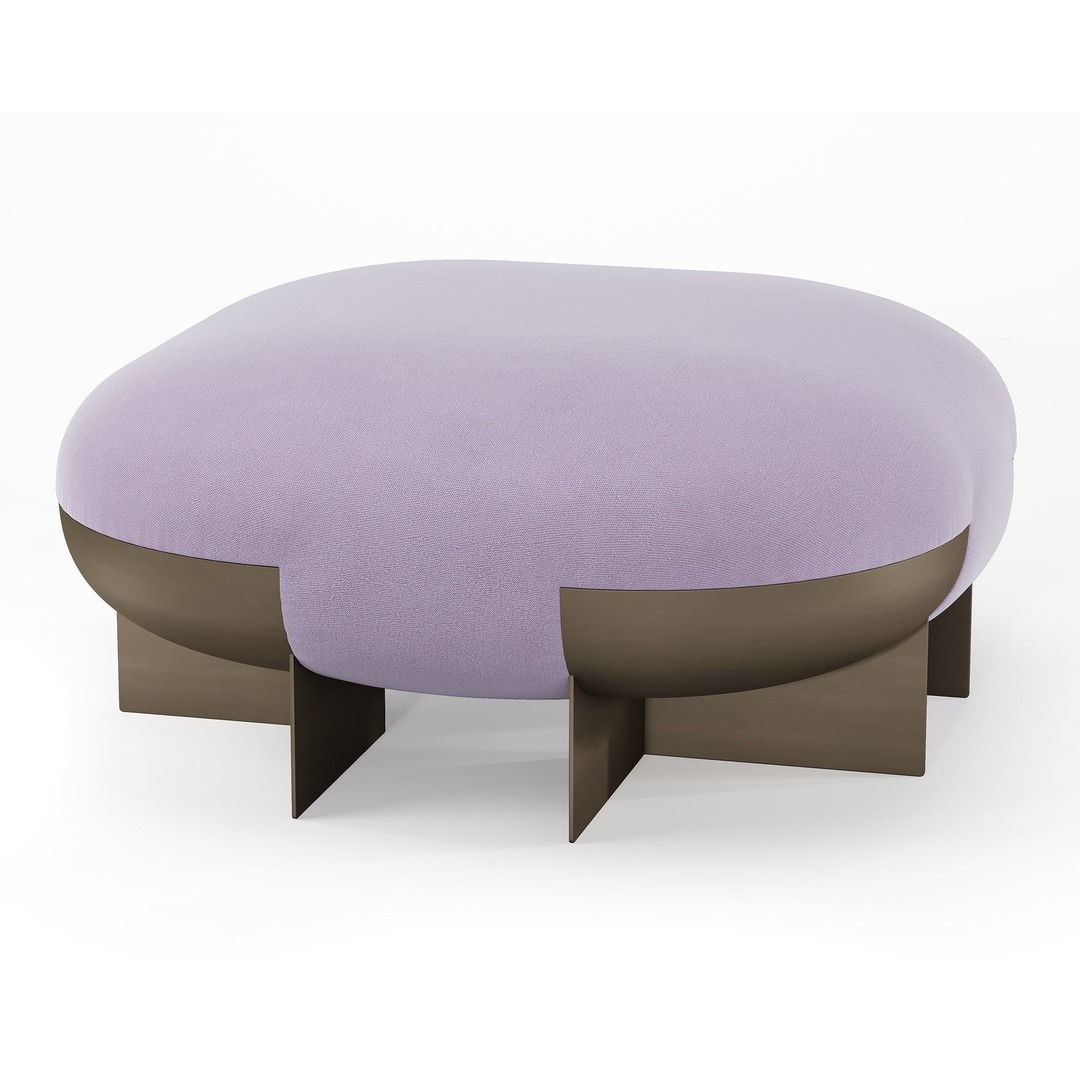 ORI Pouffe 3D Model – Elegant Furniture Design, FBX, Game-Ready - View 8