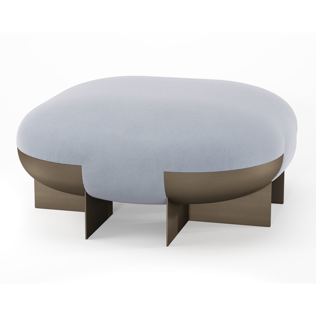 ORI Pouffe 3D Model – Elegant Furniture Design, FBX, Game-Ready - View 9