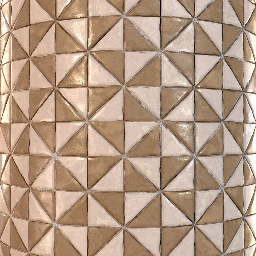 Checkerboard Tile 3D Model – PBR Texture, 4K Maps, Multi-Color - View 10