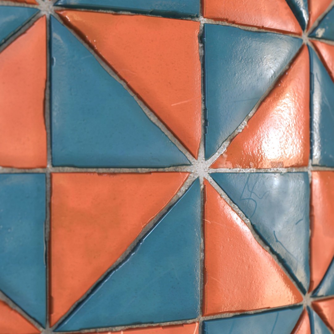 Checkerboard Tile 3D Model – PBR Texture, 4K Maps, Multi-Color - View 18