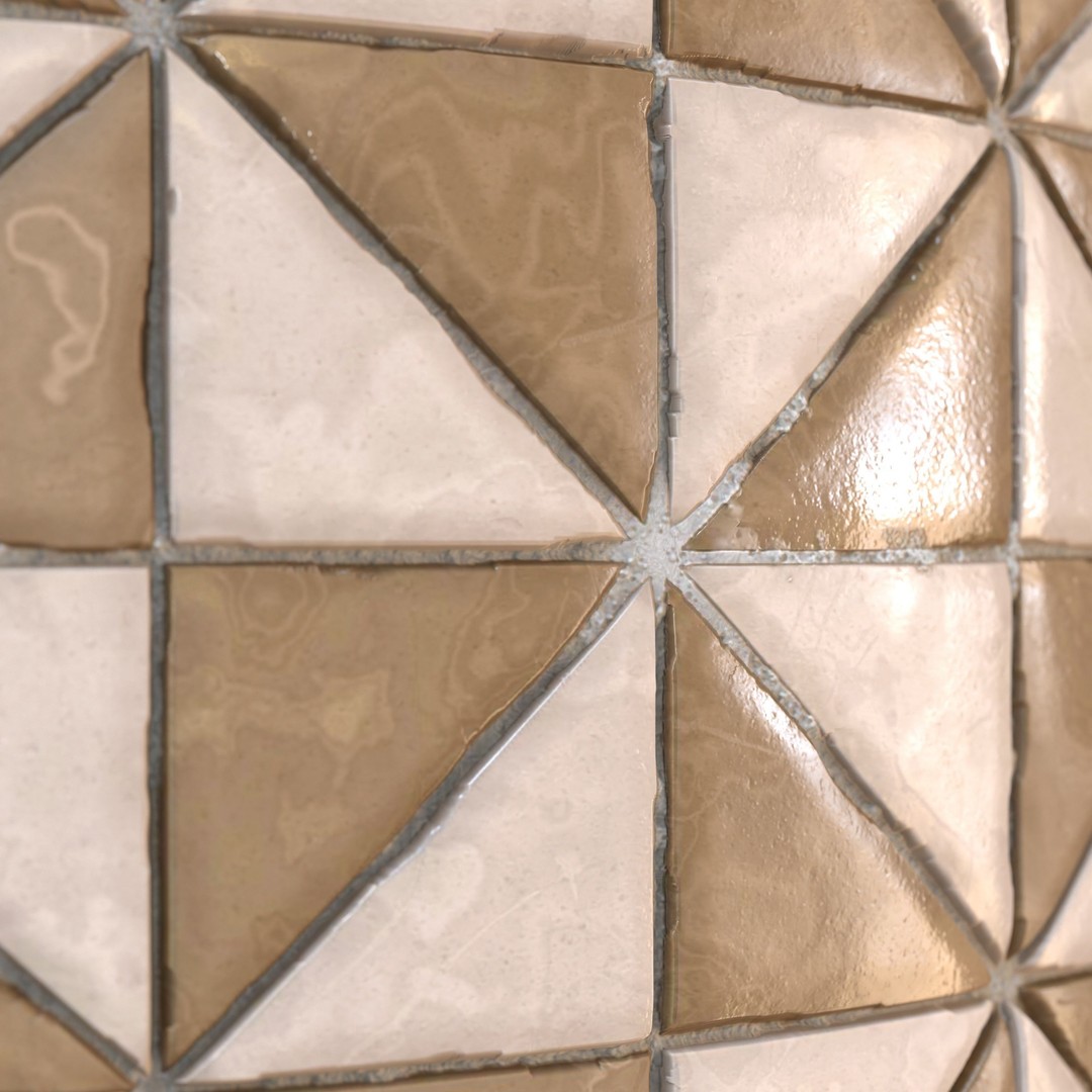 Checkerboard Tile 3D Model – PBR Texture, 4K Maps, Multi-Color - View 21
