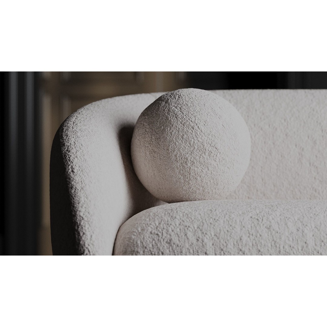 Sofa 3D Model – Minimalist Furniture Asset, FBX, OBJ - View 11