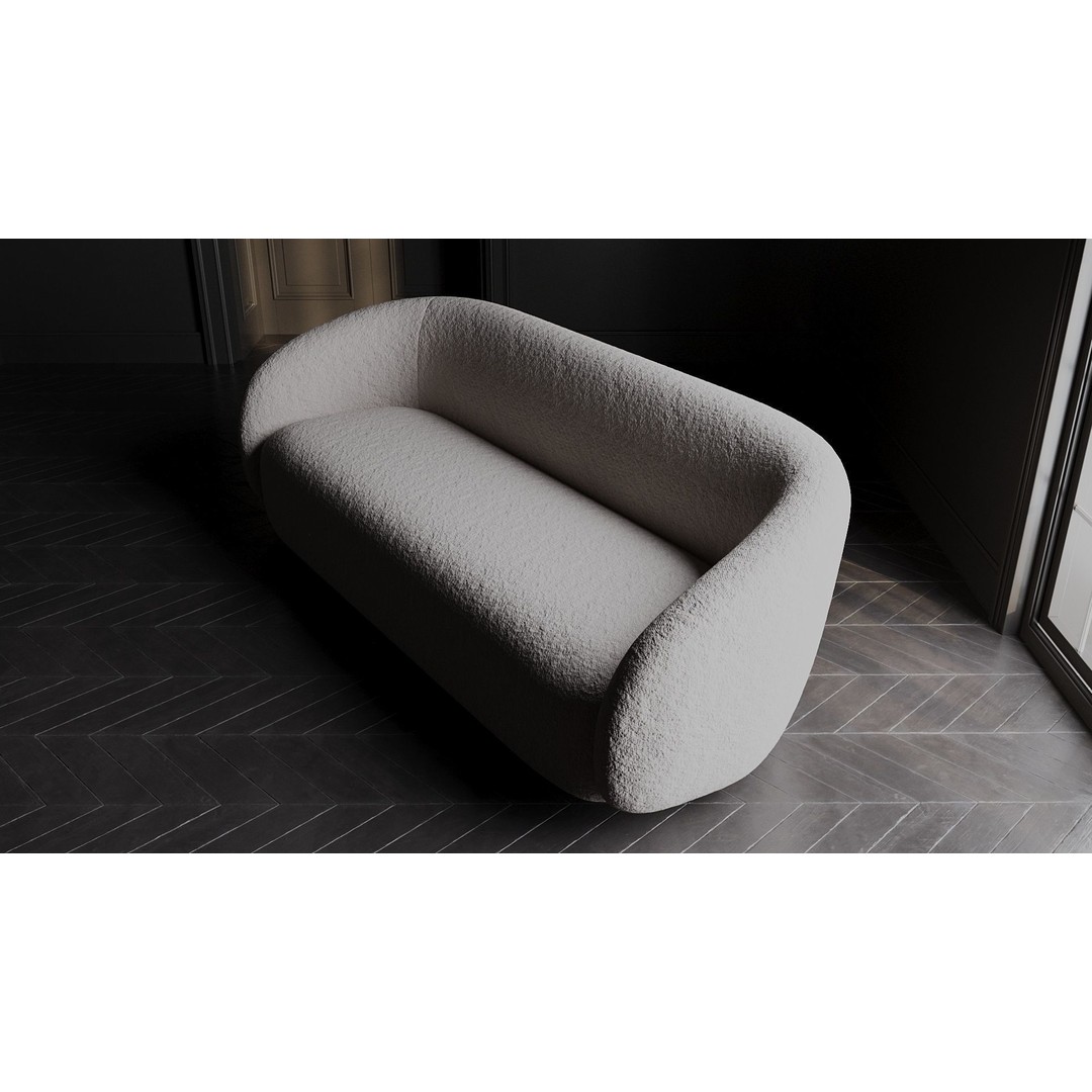 Sofa 3D Model – Minimalist Furniture Asset, FBX, OBJ - View 12