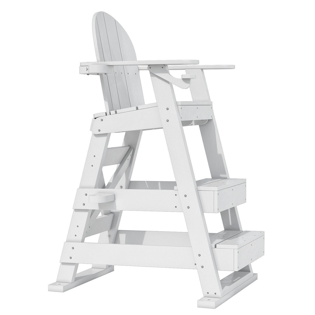 Lifeguard Chair 3D Model – PBR Subdivision Ready, FBX & OBJ Formats - View 12