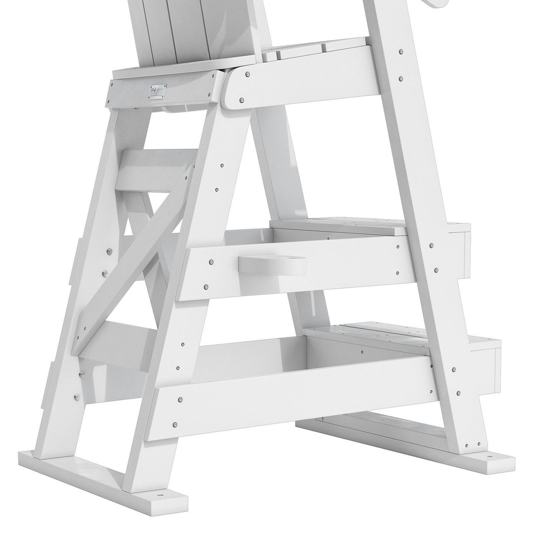 Lifeguard Chair 3D Model – PBR Subdivision Ready, FBX & OBJ Formats - View 15