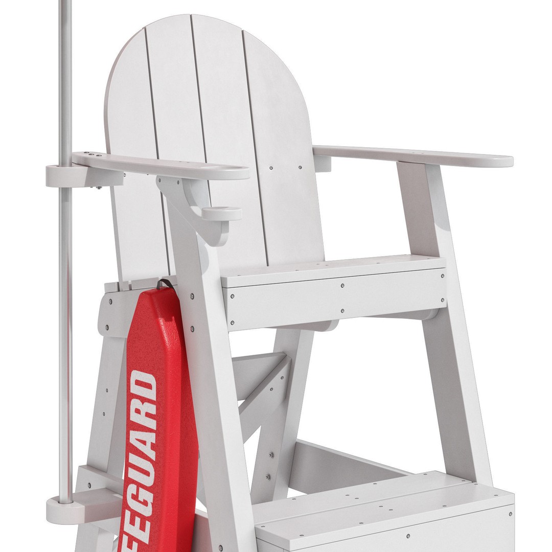Lifeguard Chair 3D Model – PBR Subdivision Ready, FBX & OBJ Formats - View 8
