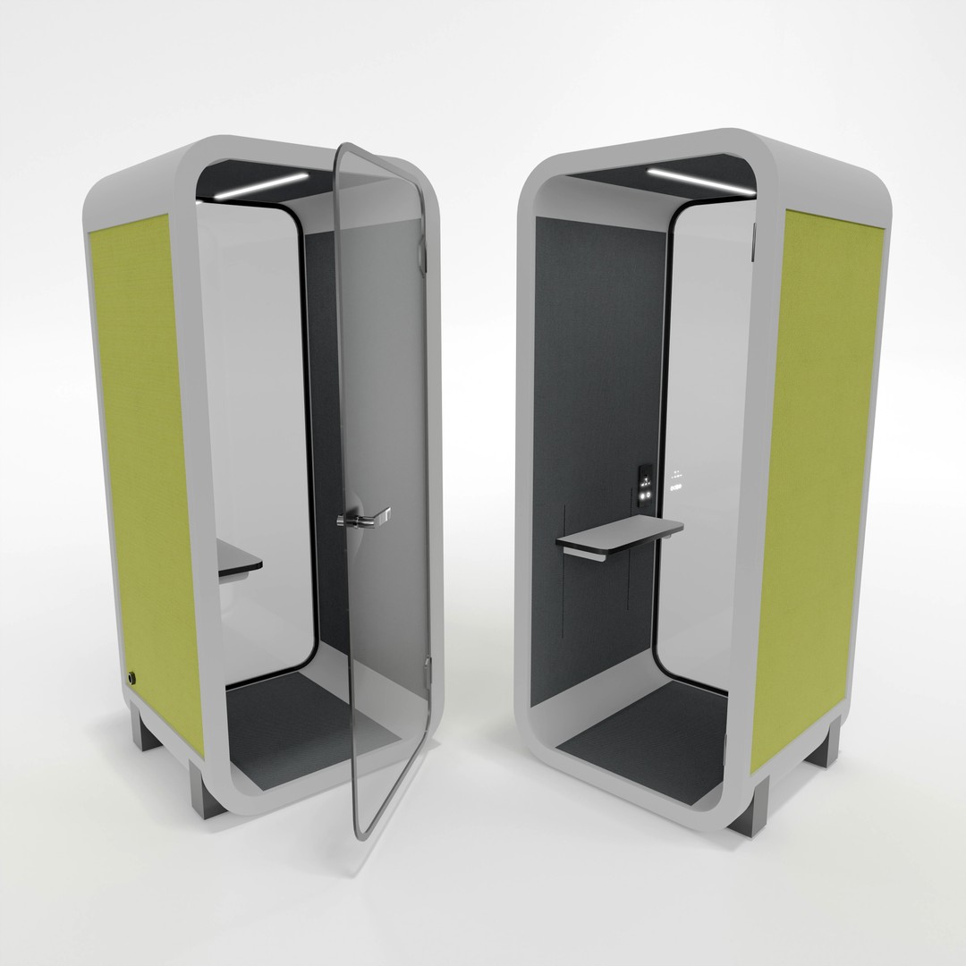 Office Furniture Set 3D Model – Low-Poly Modular Assets, FBX/OBJ - View 14