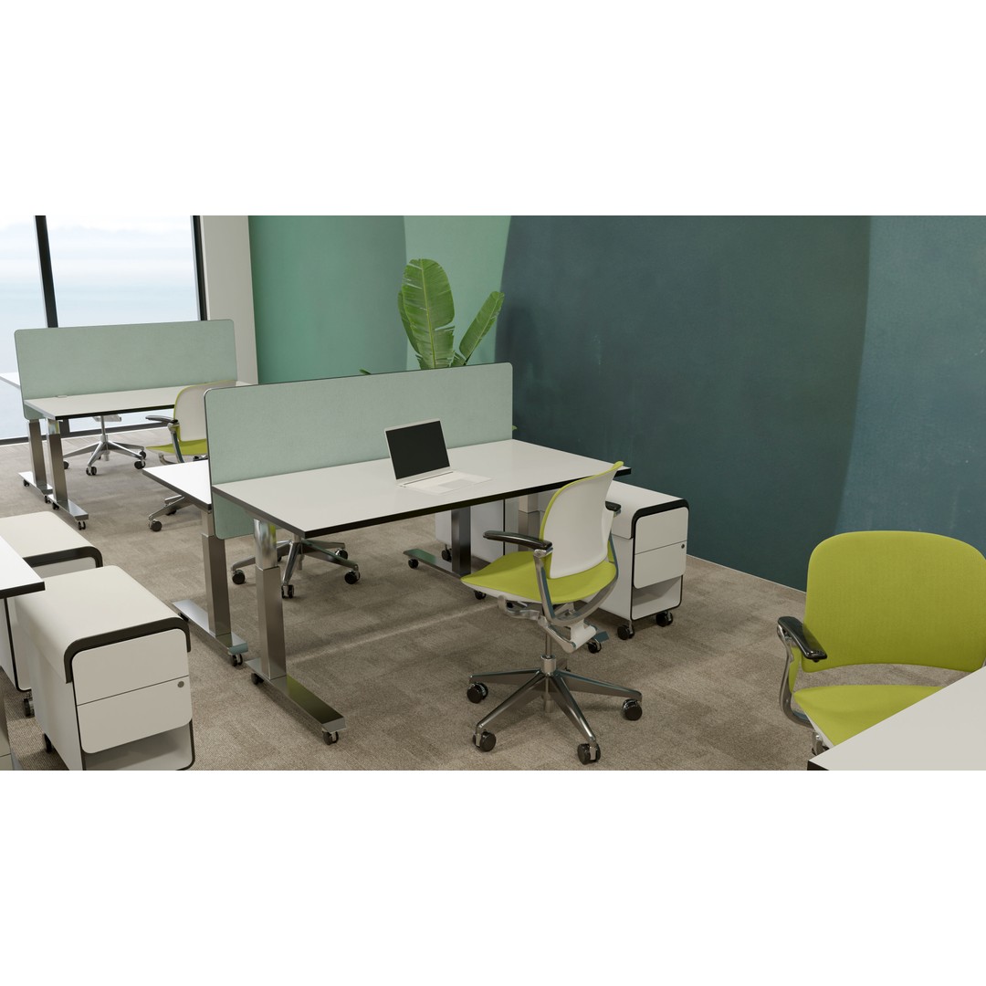 Office Furniture Set 3D Model – Low-Poly Modular Assets, FBX/OBJ - View 7