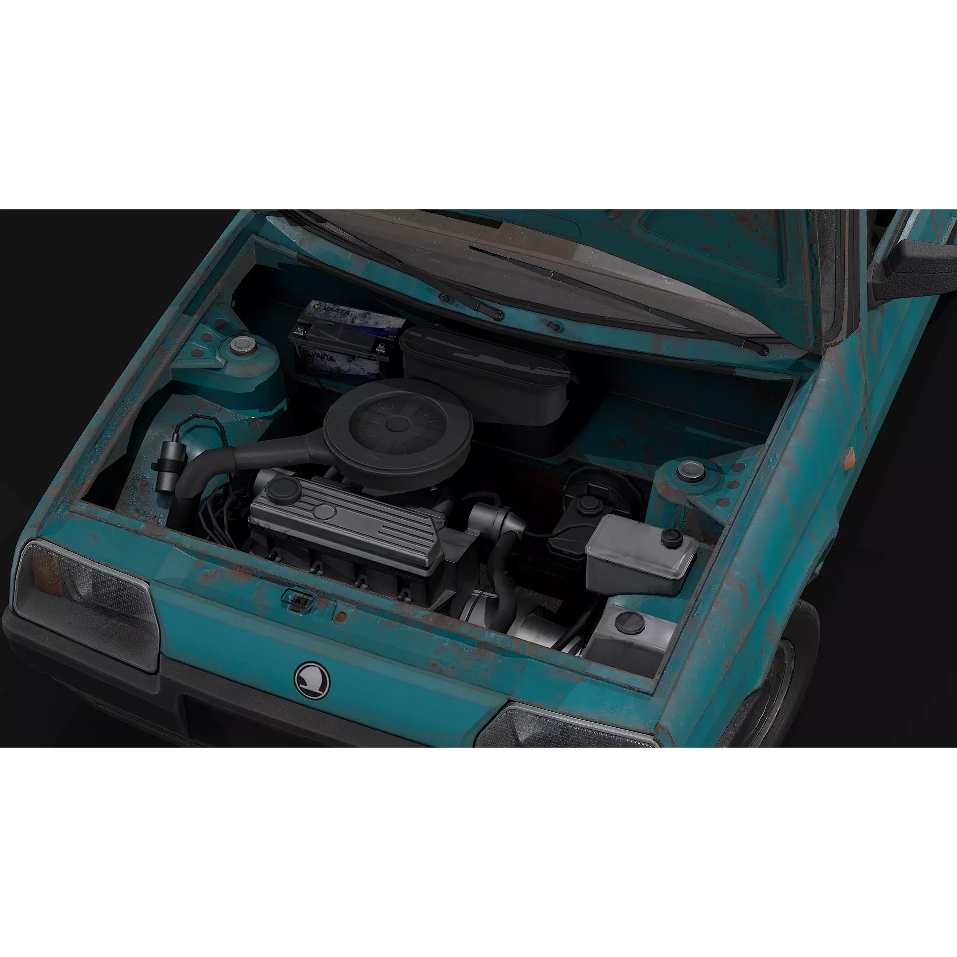 Skoda Forman - Low-Poly Game-Ready 3D Model - View 11