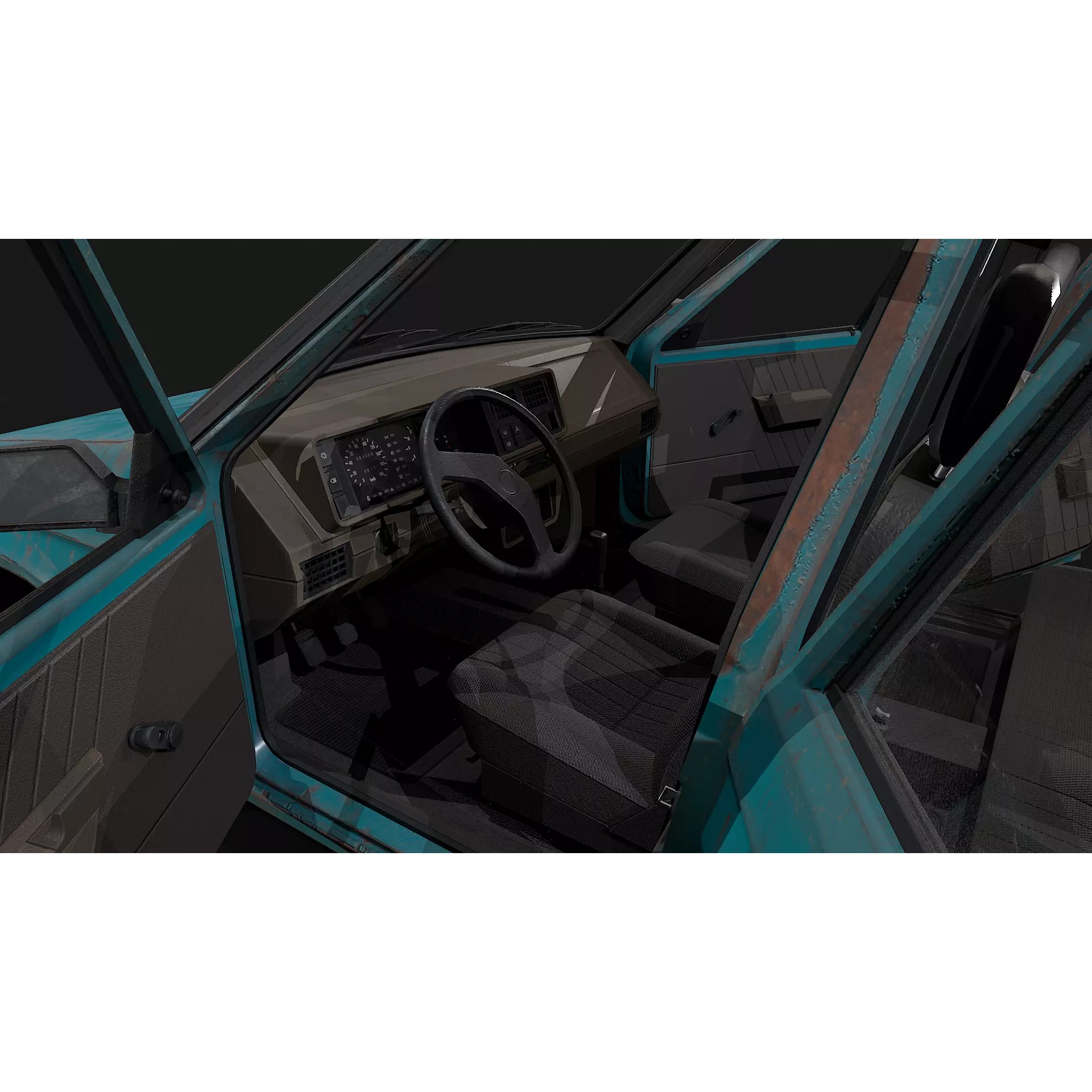 Skoda Forman - Low-Poly Game-Ready 3D Model - View 18