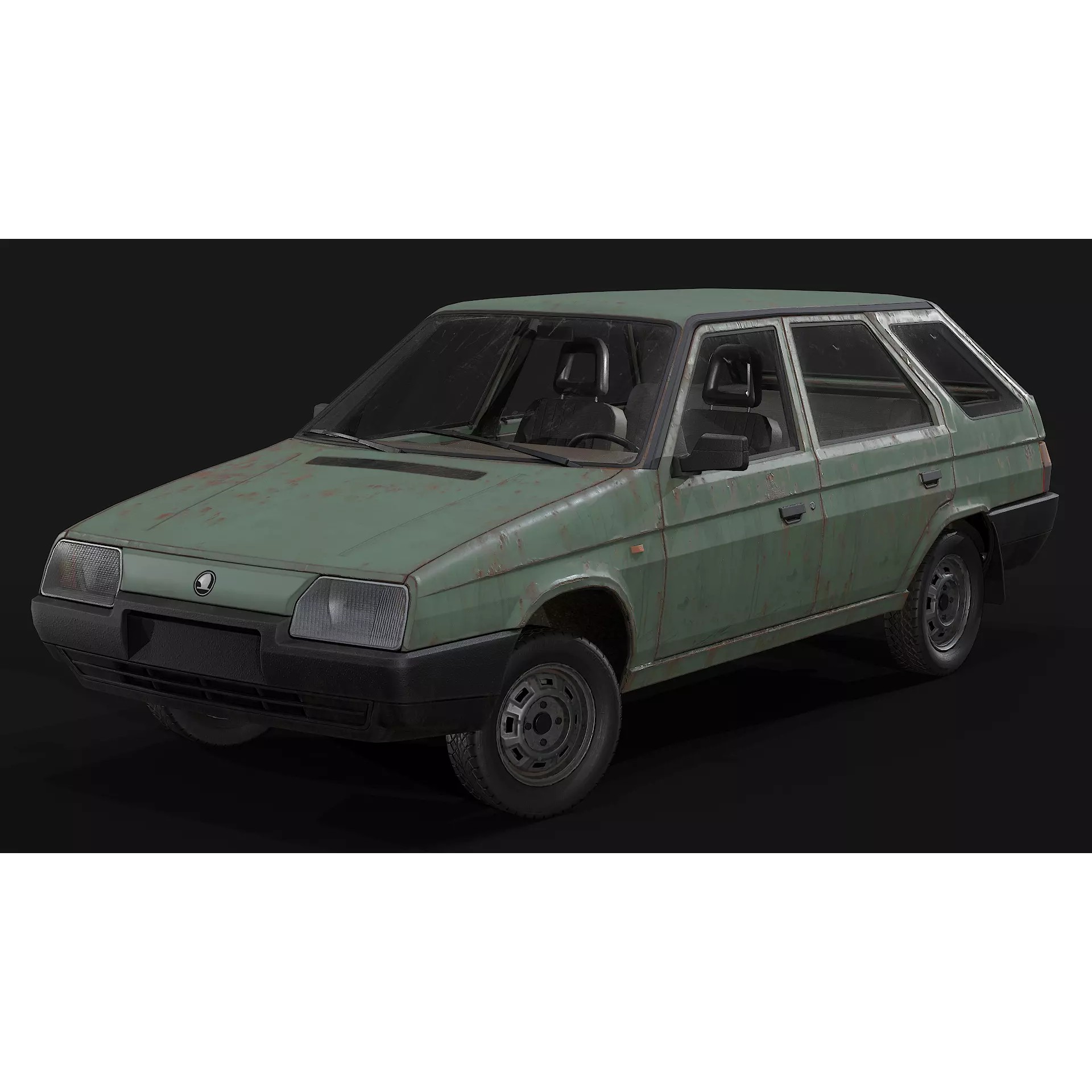 Skoda Forman - Low-Poly Game-Ready 3D Model - View 5