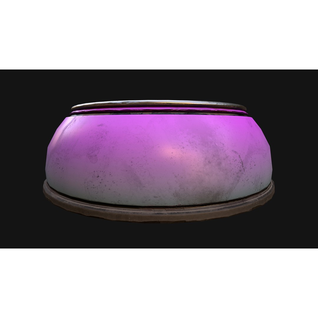 Pet Food Bowl 3D Model – Low Poly Game Ready Asset, FBX & Blender - View 28